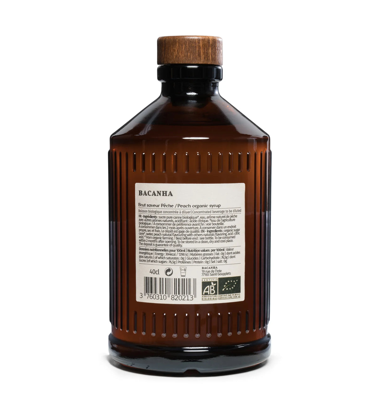 Sirop Brut – Saveur Pêche